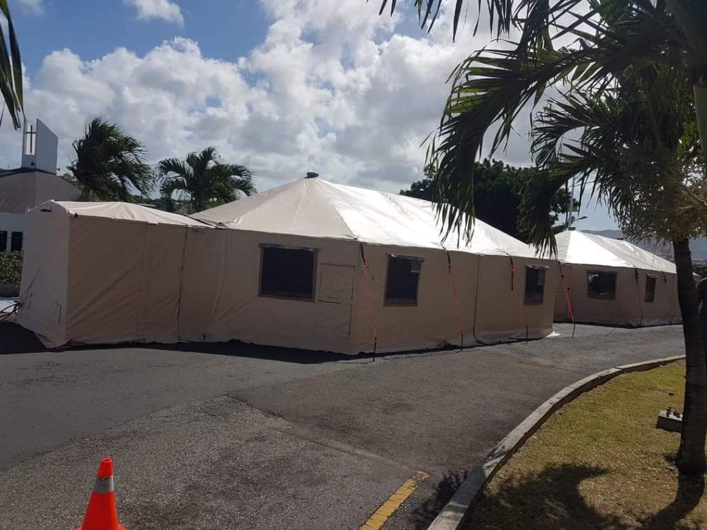 ABDF Deploys Mobile Hospital Units at Sir Lester Bird Medical&nbsp;Centre