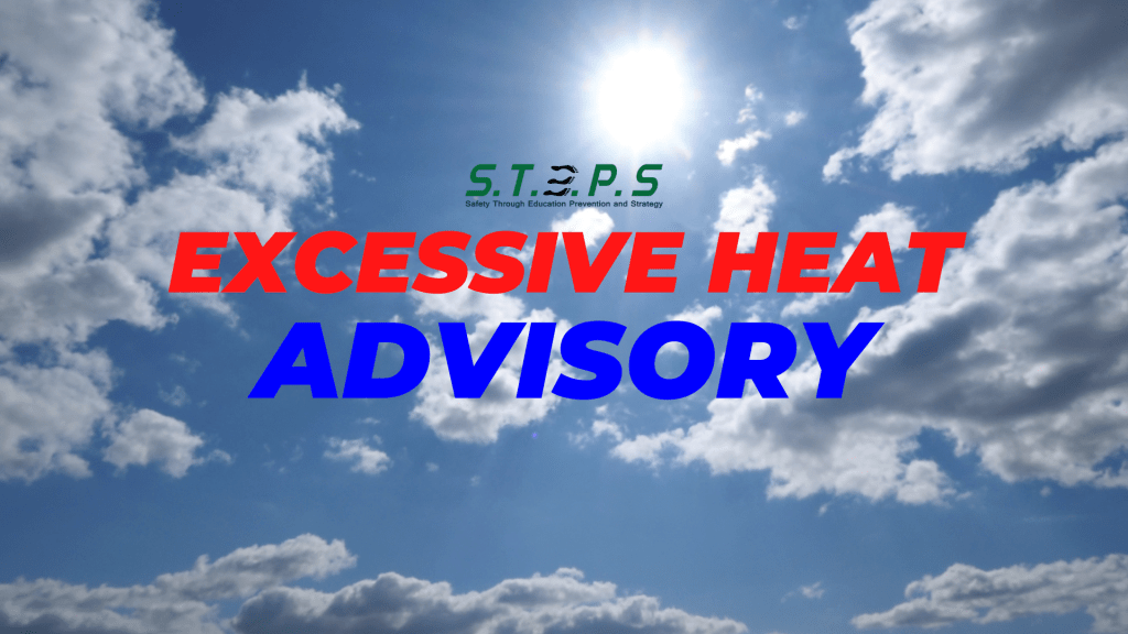 Heat Bulletin: Excessive Heat Warning Downgraded to Excessive Heat&nbsp;Advisory