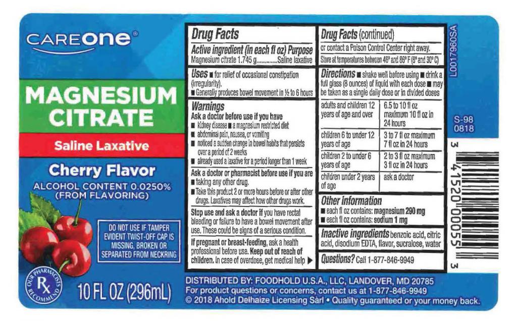 Recalled Magnesium Citrate Saline Laxative Oral Solution Found on Local&nbsp;Shelves