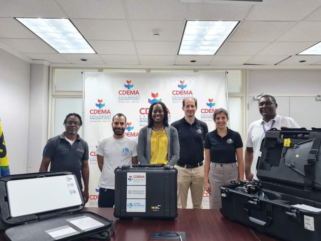 Satellite Communication Equipment Donated to&nbsp;CDEMA