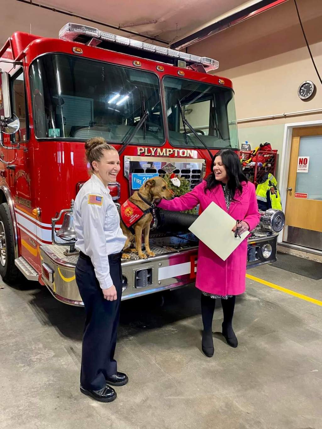 Massachusetts House Of Representatives Recognizes Plympton Fire K9 Wilden With&nbsp;Citation