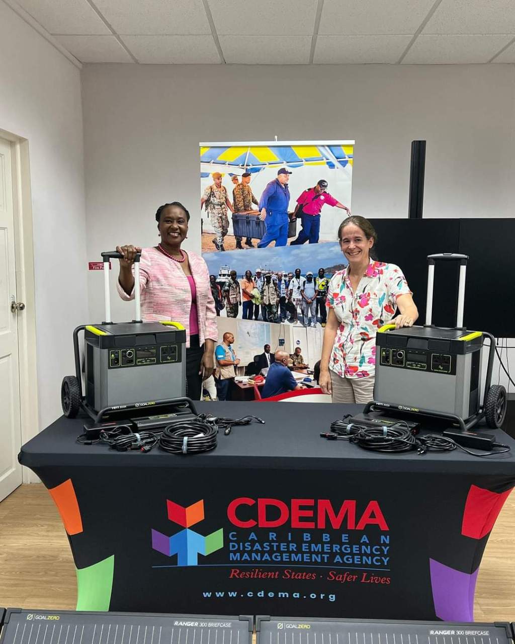 CDEMA Receives New Portable Power Station&nbsp;Kits