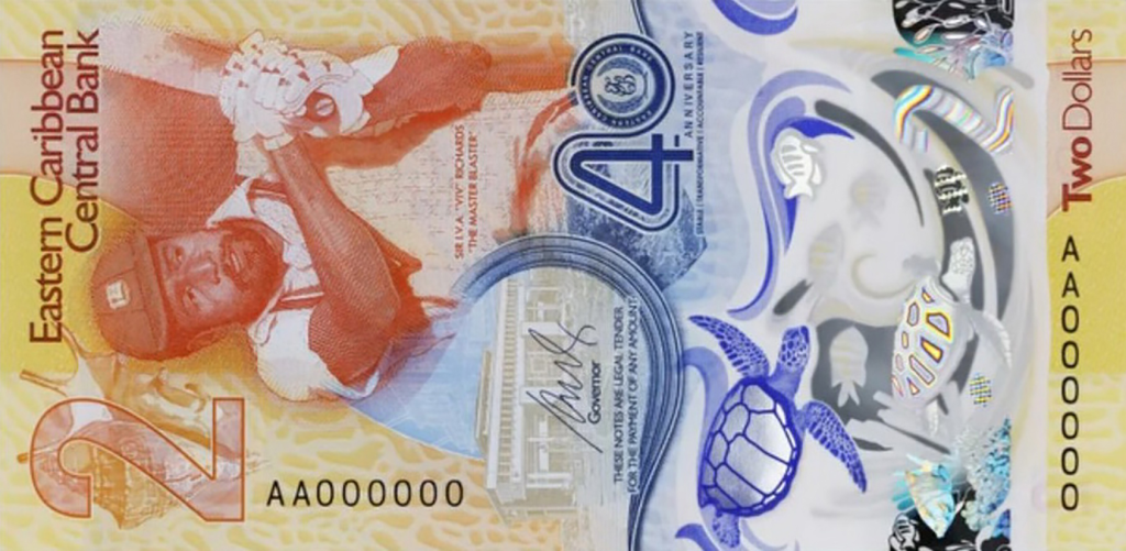 EC$2 Commemorative Polymer Banknote is Legal&nbsp;Tender