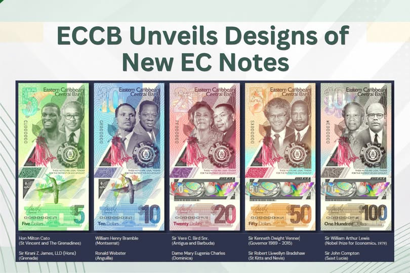 ECCB Unveils Designs Of New EC Banknotes Featuring National Heroes And Regional&nbsp;Icons