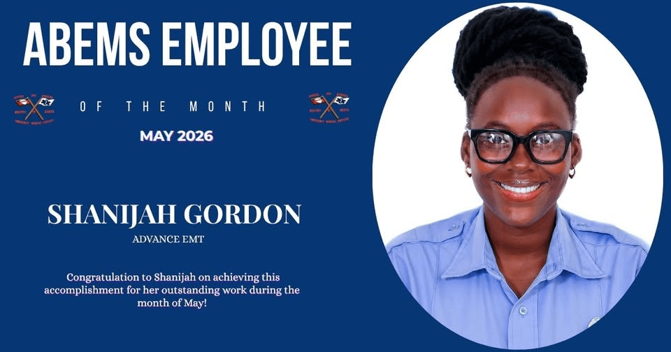 ABEMS Honours Shanijah Gordon As Employee of the Month